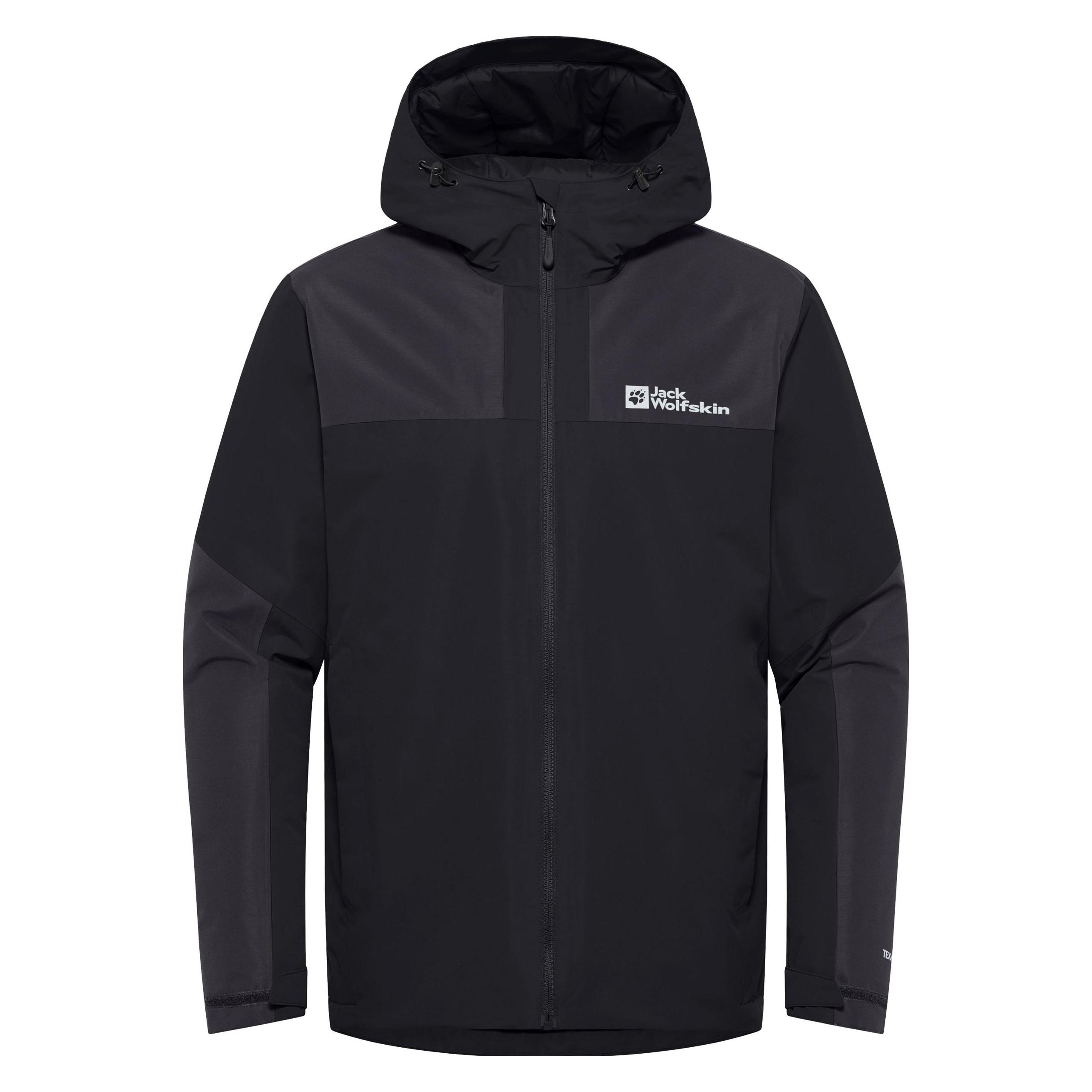 Jack Wolfskin, Herren, Winterjacken, Jasper Ins Jkt M, Schwarz, (Xl)