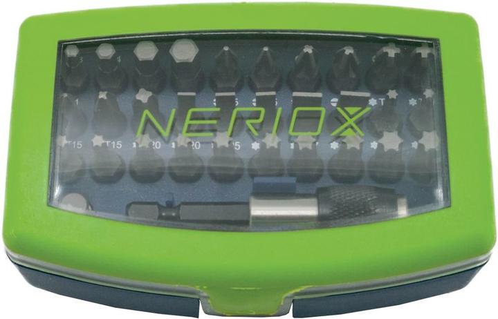 Actual product image Neriox Bit set 32-piece (Hexagon socket TX M20, Hexagon socket TX M27, Hexagon socket TX M30, Hexagon socket TX M10, Hexagon socket TX M15, Hexagon socket TX M25, Cross Phillips PH M1, Cross Phillips PH M2, Cross Pozidriv PZ M1, Cross Pozidriv PZ M2, Cross Phillips PH M3, Cross Pozidriv PZ M3)