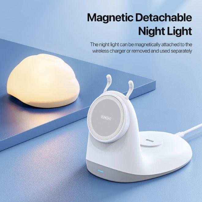 Image du produit Duzzona MagSafe Wireless Charger mit Lampe (15 W)