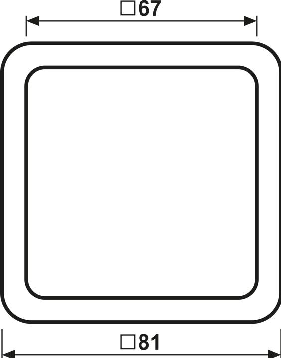 Actual product image JUNG Mounting frame 1f gn glz CD / CD 500 Kst CD581WUGN