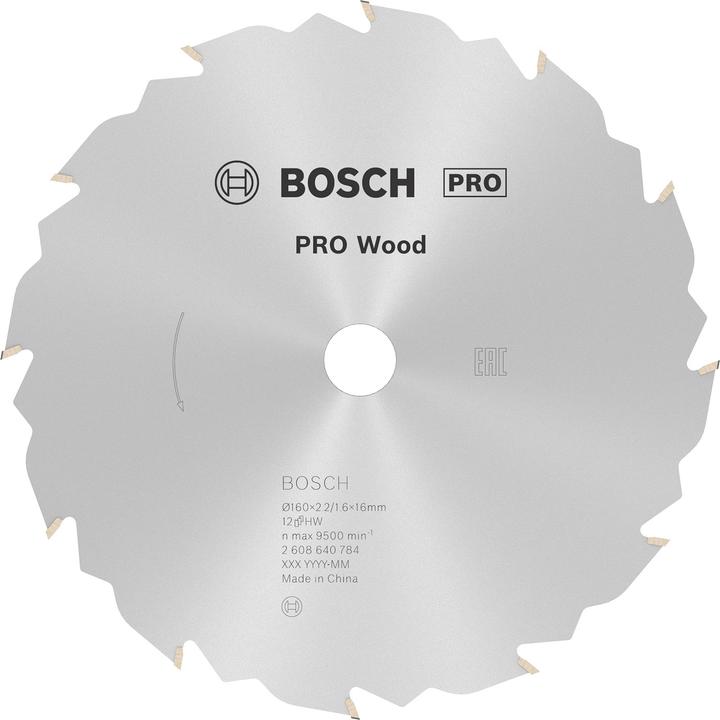Produktbild Bosch Professional Zubehör PRO Wood Kreissägeblatt, 160 x 2.2 x 16 mm