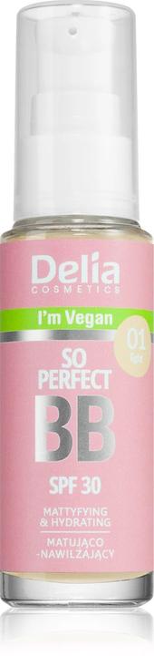 Actual product image Delia Cosmetics So Perfect BB Cream Light SPF 30 30ml (Light, 30 ml)