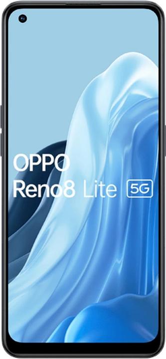 Produktbild OPPO Reno 8 Lite (128 GB, Cosmic Black, 6.43", Dual SIM, 5G)