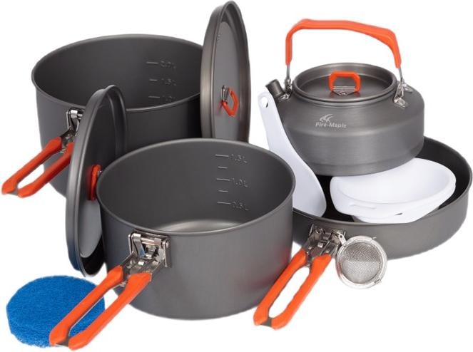 Produktbild Fire-Maple Zestaw naczyń turystycznych Feast 4-Orange