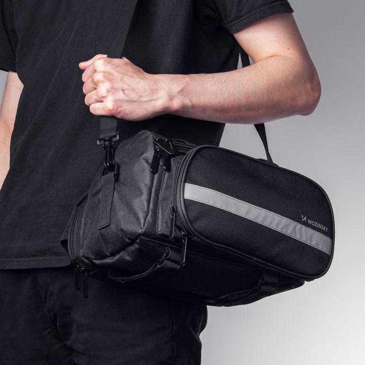 Produktbild Wozinsky WBB36BK 27L Fahrradtasche - schwarz (27 l, Gepäckträgertasche)