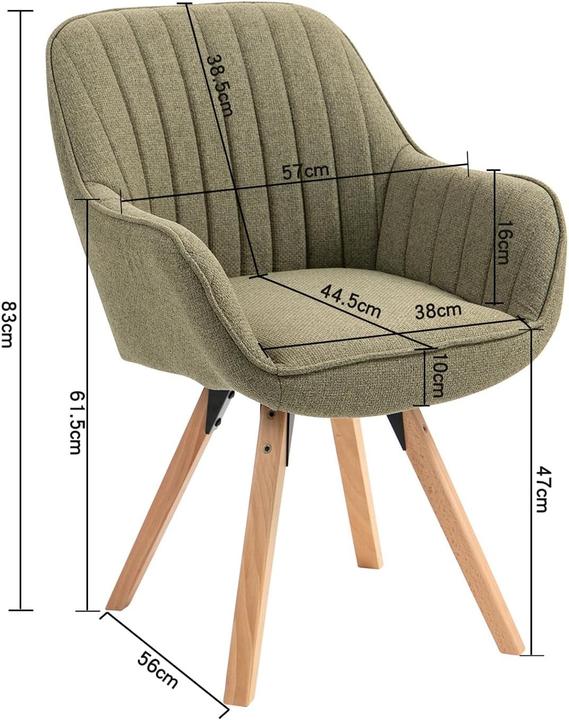 Actual product image Meuble Cosy Carson Fabric Green