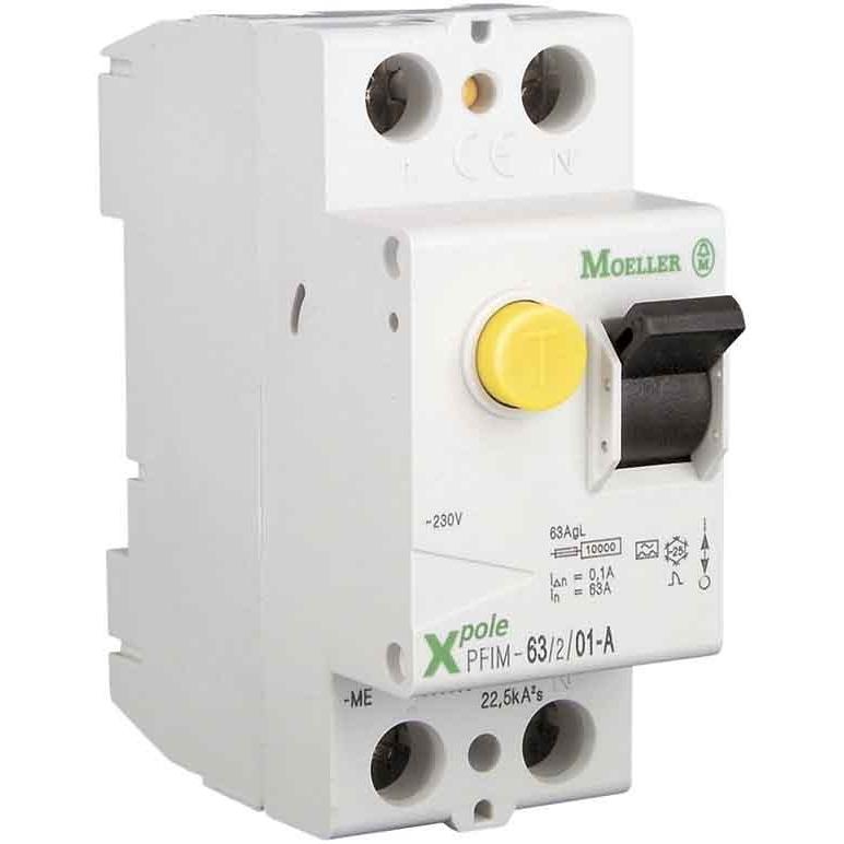 Eaton, Schutzschalter, FI-Schutzschalter PXF-63/2/01-A