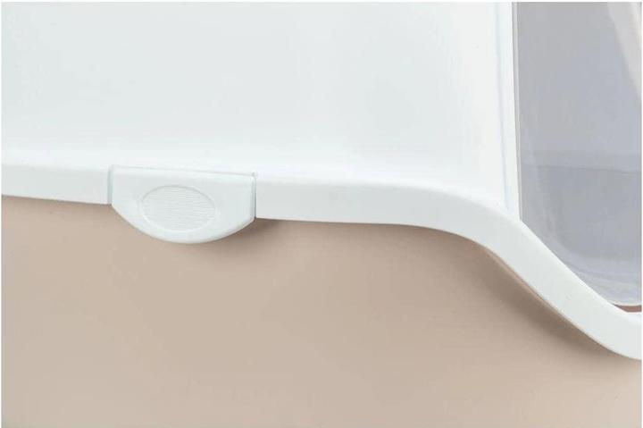 Productafbeelding Trixie Vico kattenbak met motorkap, beige/wit (Kattenbak gesloten)