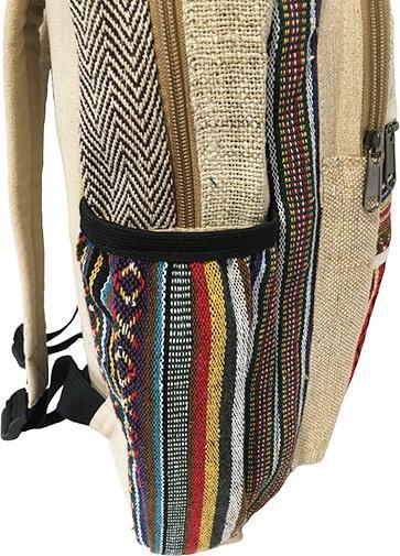 Produktbild Bekos Grosser Rucksack aus Hanffaser Zipper (30 l)