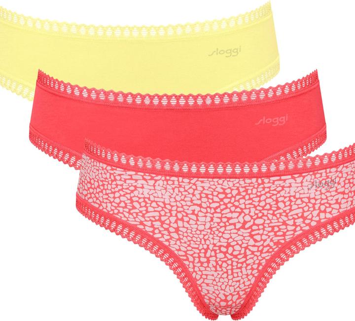 Image du produit Sloggi Slip GO CRUSH Damen-Hipster 3er Pack (XS, Lot de 3)