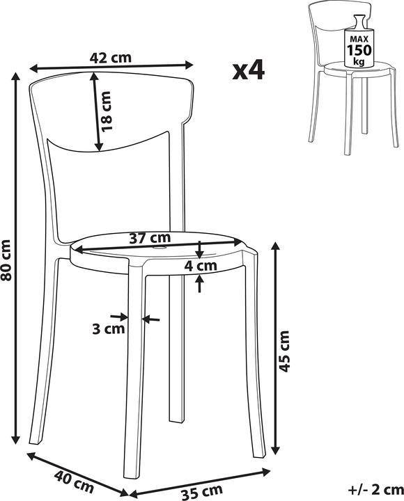 Produktbild Beliani Vieste