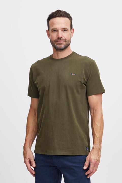 Produktbild FQ1924 FQTom SS basic tee w logo - T-shirt - 21900414 (XL)