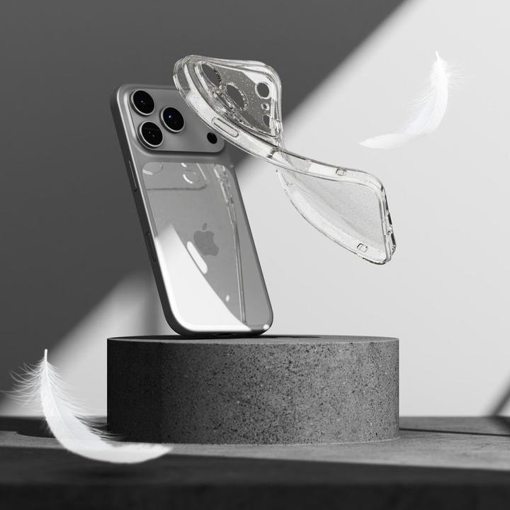 Actual product image Ringke Air Case für iPhone 17 Pro Max – Klar und Glitzer (Apple iPhone 17 Pro Max)