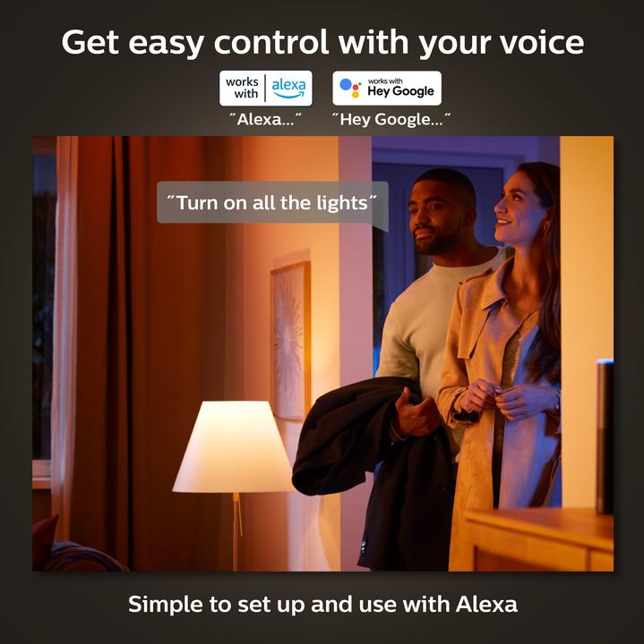 Actual product image Philips Hue White (E14, 4.50 W, 300 lm, 2 x, G)