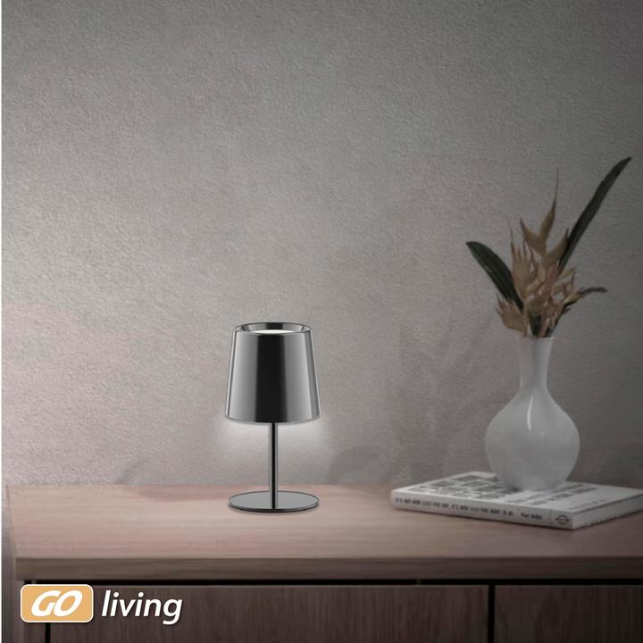 Produktbild Müller Licht MÜLLER-LICHT LED-Akku-Tischleuchte Holly, 3 W, 300 lm, schwarz (300 lm)
