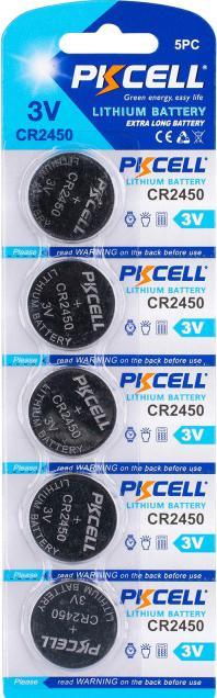 Image du produit Pkcell CR 2450 (5 pcs, CR2450, 600 mAh)