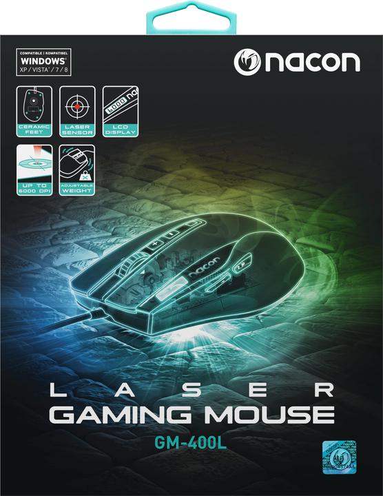 Image du produit Nacon Gaming Souris de jeu laser Nacon GM-400L (Filaire)