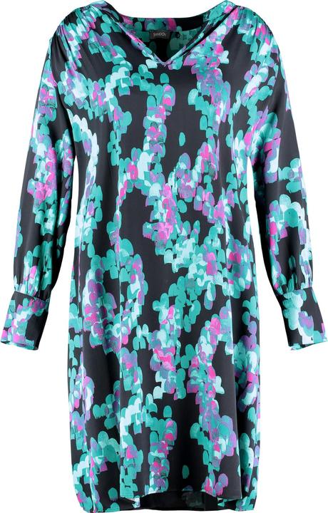 Image du produit Samoon Robe imprimée évasée manches longues courte - 63570 (48)