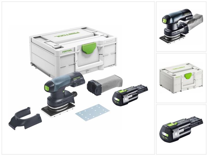 Produktbild Festool RTSC 400-Basic Akku Rutscher 18 V 80 x 130 mm Brushless + 1x Akku 3,0 Ah + Systainer - ohne (Schwingschleifer)
