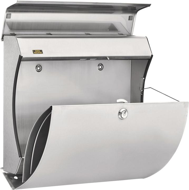 Produktbild Burg Wächter Edelstahl-Briefkasten VERONA 3844 ES