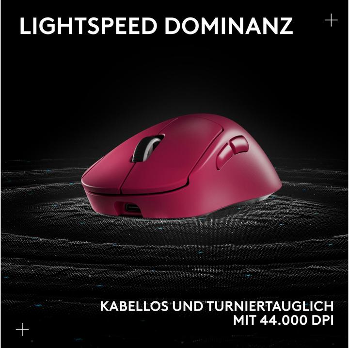 Actual product image Logitech PRO X SUPERL 2 DEX-PINK-EER2-933 (Cable, Wireless)