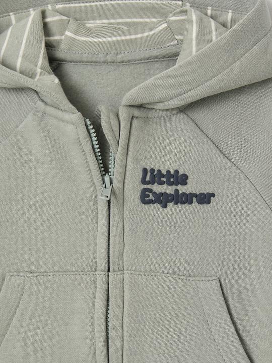 Image du produit Vertbaudet Baby Kapuzensweatjacke mit Reissverschluss, Recycling-Polyester (62)