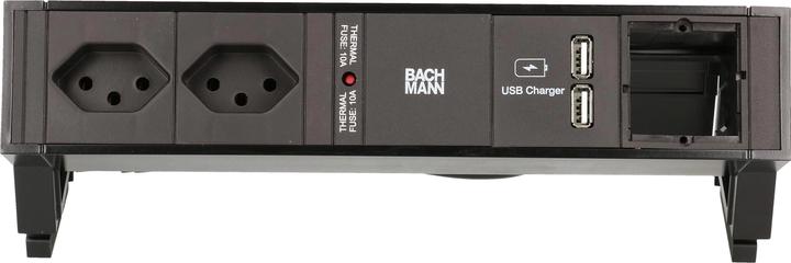 Actual product image Bachmann Desk socket strip DESK 2, 2x T13, 1x USB, 1x ABD empty (2 x, Type 13, USB-A, 0.20 m)