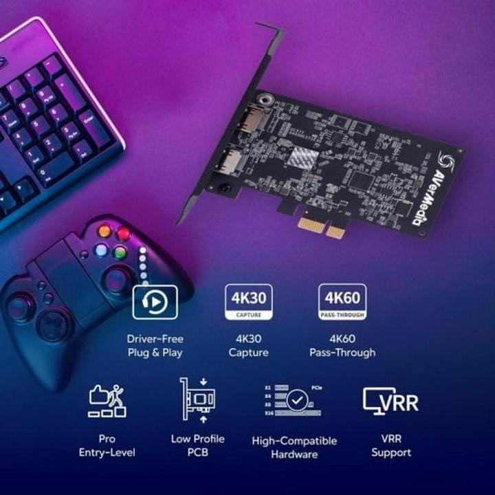Produktbild AVerMedia Video Capture Card, Live Streamer Ultra HD (GC571) (PCIe)