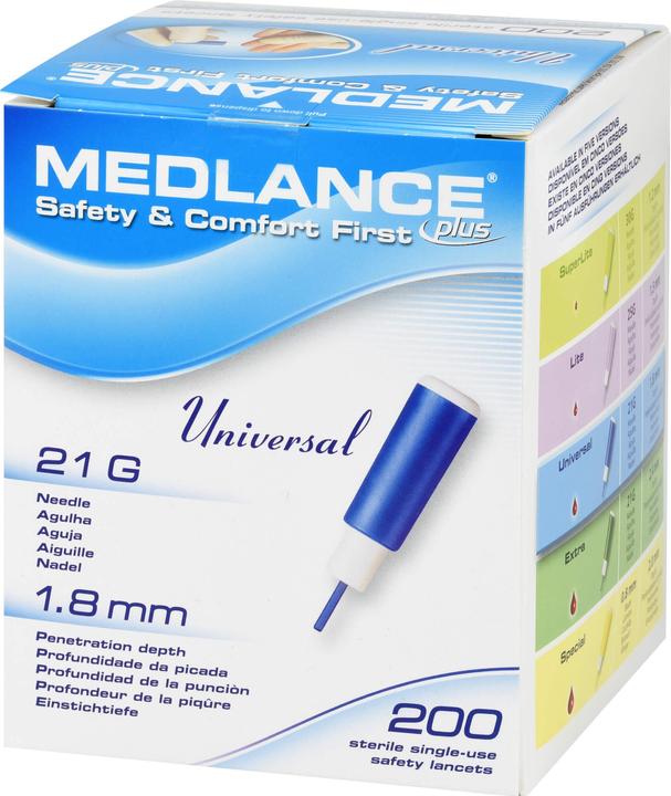 Actual product image Medlance Universal safety lancets