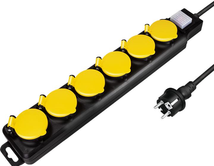 Produktbild LogiLink 6x CEE 7/3 max (6 x, CEE 7/3, 1.50 m)