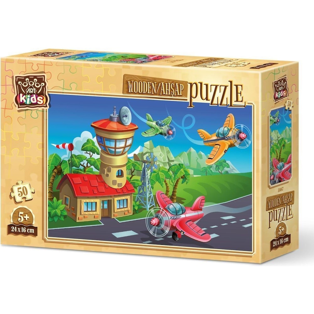 Lamberth ART PUZZLE Holzpuzzle Crazy pilots 50 Teile (50 Teile)