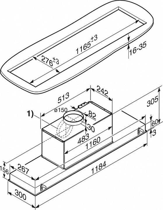 Actual product image Miele DA 2628 ED (Hut ventilator)