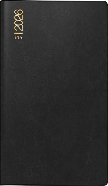 Actual product image Rido Taschenkalender Kunststoff schwarz (A6, 1 month / 1 page)