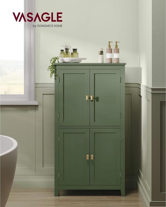 Immagine prodotto Vasagle Armadietto da bagno (60 x 110 x 30 cm)