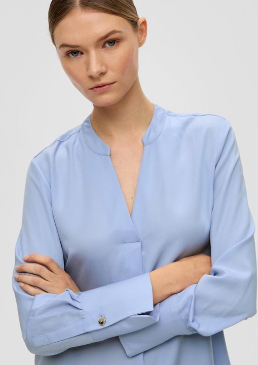 Produktbild s.Oliver Bluse Twill-Bluse aus Lyocell (40)