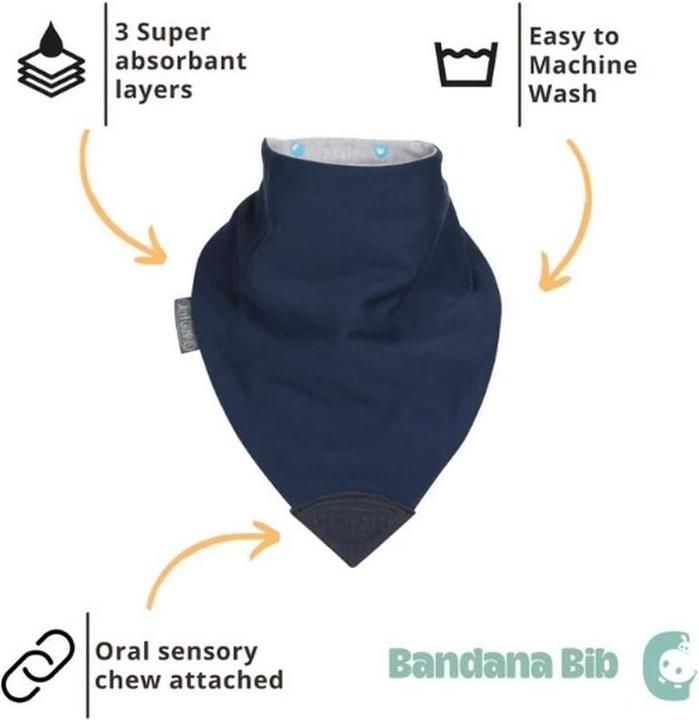 Produktbild Cheeky Chompers Large Neckerchew Navy