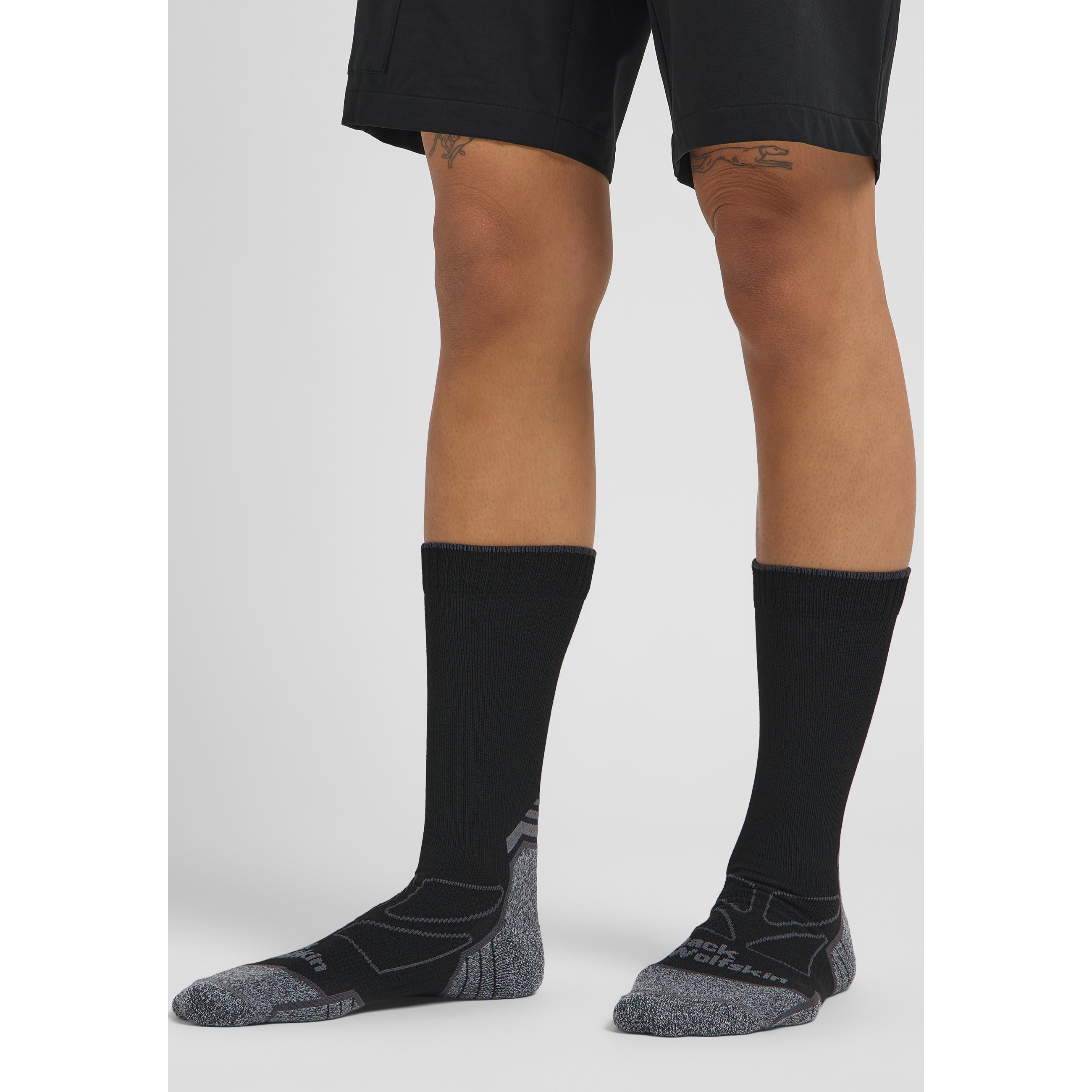 Jack Wolfskin, Herren, Sportsocken, Vojo Light Sock Cl C (41 - 43), Schwarz