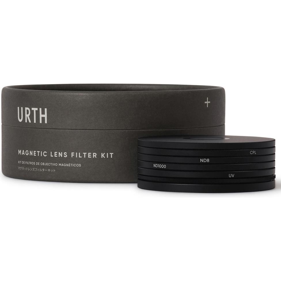 Urth 95mm Magnetic Essential Kit (Plus+) (UV+CPL+ND8+ND1000) (ND- / Graufilter), Objektivfilter