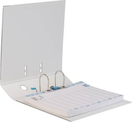 Actual product image Elba Folder rado plast, spine width: 80 mm, white DIN A4, cover outside/inside PVC, with replaceable (A4, 80 mm, 1 Piece)