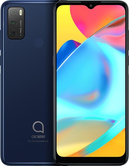 Actual product image Alcatel SIM phone 3L (2021) (64 GB, Blue, 6.52", Hybrid Dual SIM, 48 Mpx, 4G)