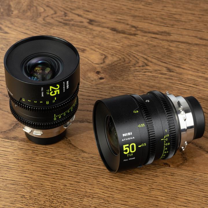 Immagine prodotto Nisi Kit Prime ATHENA (14mm / 25mm / 35mm / 50mm / 85mm) con attacco PL (Arri) (novità) (Full frame)