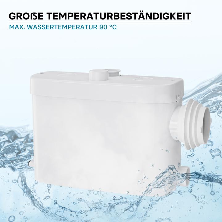 Produktbild Wiltec 3/1 Kleinhebeanlage 450W Seite Hebeanlage Häcksler Schmutzwasser Fäkalien