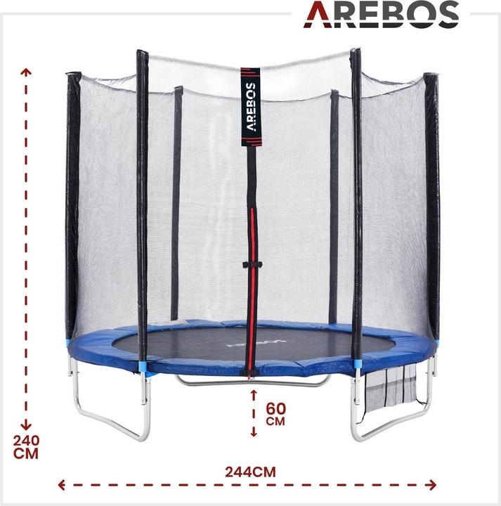 Produktbild Arebos Trampolin Komplett-Set