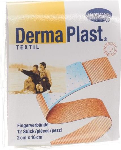 Actual product image DermaPlast Textile plaster (12 x)