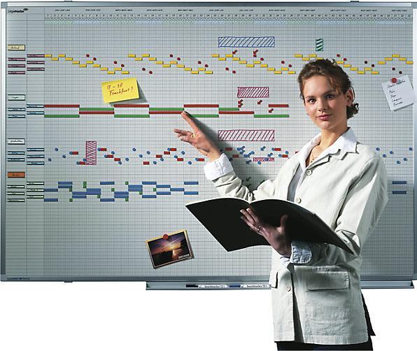 Produktbild Legamaster Magnethaftendes Whiteboard Jahresplaner 75 x 150 cm (75 x 150 cm)