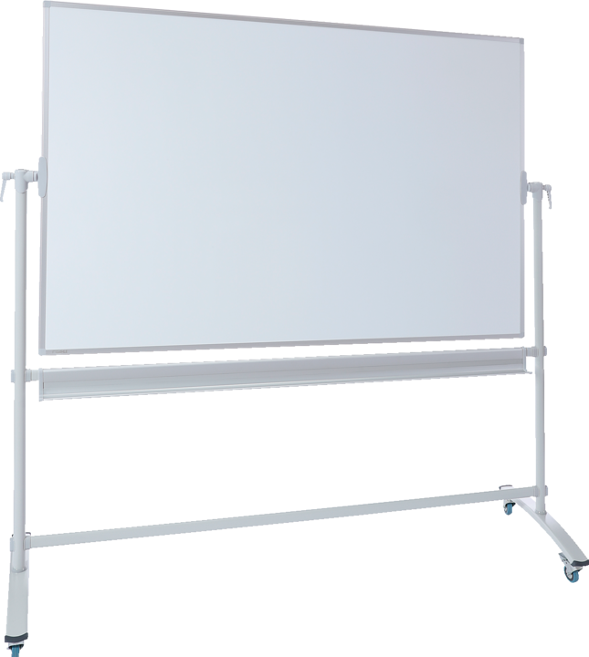 Actual product image Dahle Mobile whiteboard 96181 Basic 180.0 x 120.0 cm white lacquered steel (180 x 120 cm)