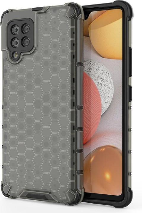 Hurtel Honeycomb Case armor cover with TPU Bumper for Samsung Galaxy A42 5G black (Samsung Galaxy A42 5G)