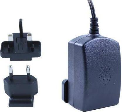 Actual product image Raspberry Pi Official Power Adapter Pi 3 Micro USB Black