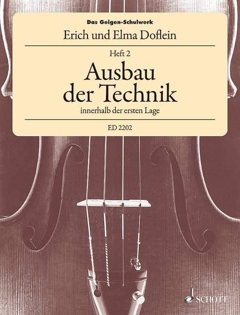 Produktbild Das Geigen-Schulwerk 2. Ausbau der Technik innerhalb der ersten Lage (Deutsch, Erich Doflein Doflein, 2001)