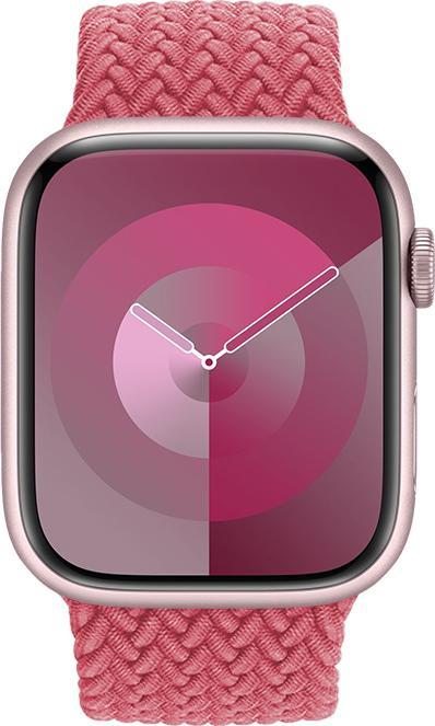 Image du produit Crong Wave Band – Geflochtenes Armband für Apple Watch 38/40/41 mm (Rosa) (Fibres de polyester)